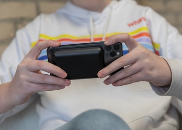 Logo trade promotional merchandise picture of: Magnetic 5.000 mAh 5W wireless powerbank