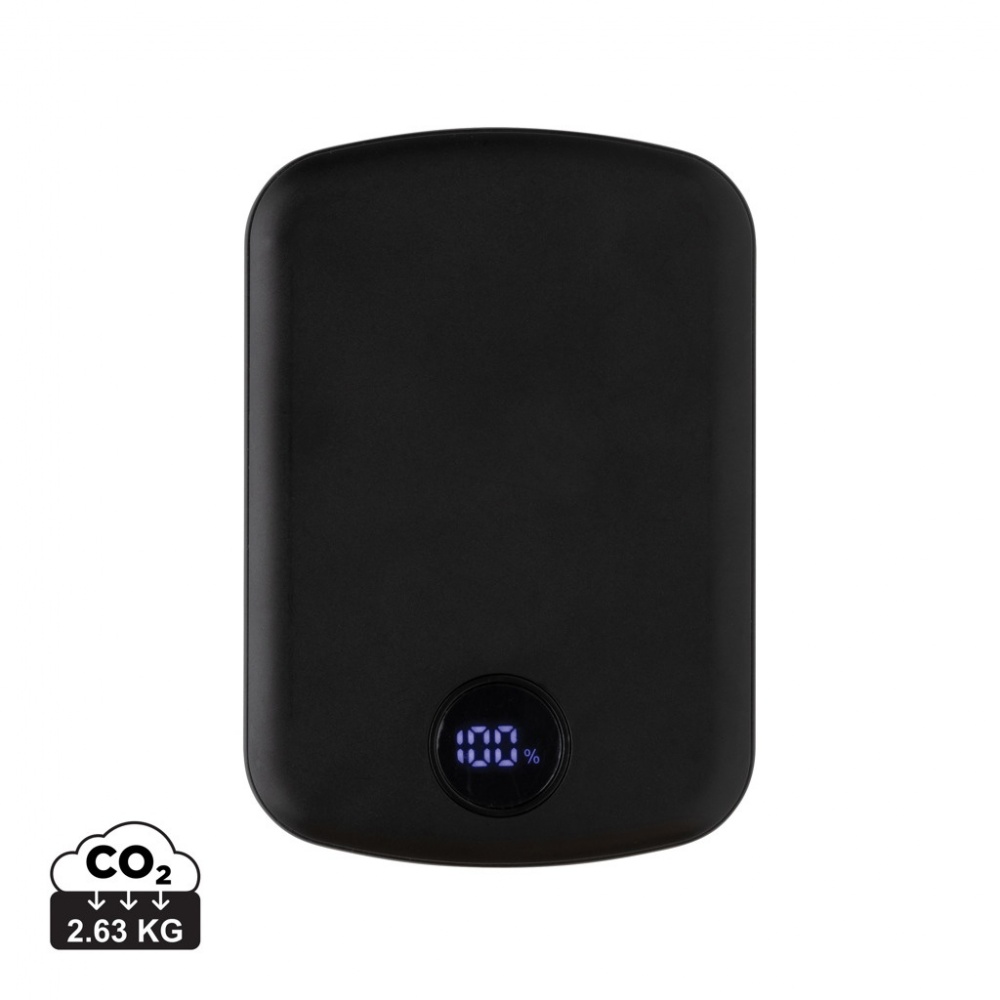 Logo trade promotional giveaways picture of: MagBoost RCS recycled plastic 5000 mah magnetic powerbank
