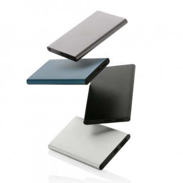 Logotrade promotional merchandise picture of: RCS recycled plastic/aluminum 4000 mah powerbank with type C