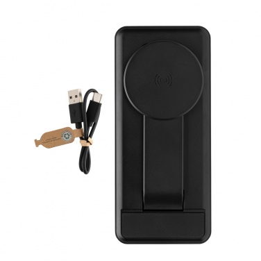 Logo trade promotional items image of: Fenwick RCS recycled plastic 10000mah  3 in 1 fast powerbank
