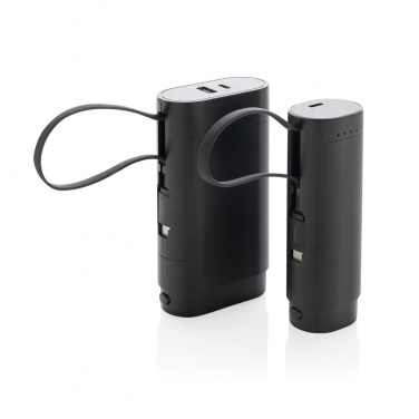 Logo trade promotional items image of: CycleCell 5000 mah removable battery powerbank