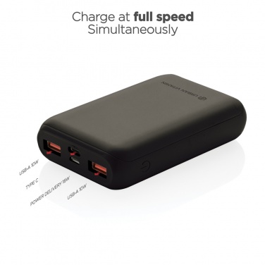 Logo trade corporate gifts picture of: Urban Vitamin Alameda 10.000 mAh 18W PD powerbank