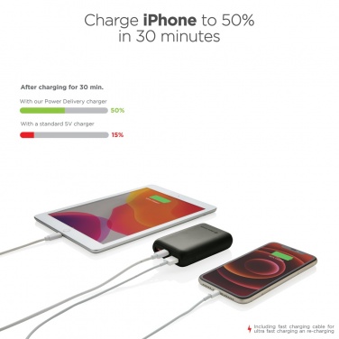 Logotrade promotional giveaways photo of: Urban Vitamin Alameda 10.000 mAh 18W PD powerbank