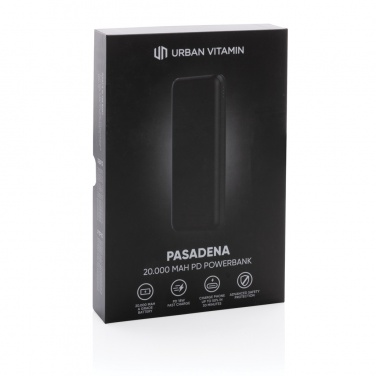 Logotrade advertising product picture of: Urban Vitamin Pasadena 20.000 mAh 18W PD powerbank