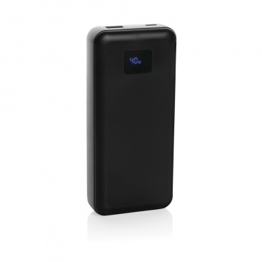 Logo trade promotional merchandise photo of: Gridley RCS rplastic 20000 65W laptop powerbank