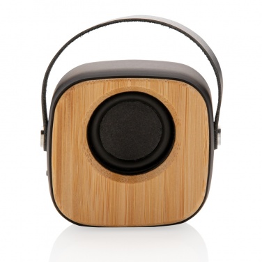 Logo trade promotional products picture of: Bamboo 3W Wireless Fashion Speaker