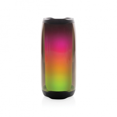 Logo trade promotional merchandise picture of: RCS recycled plastic Lightboom 10W speaker