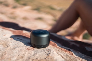 Logo trade promotional giveaway photo of: Terra RCS recycled aluminium 5W wireless speaker