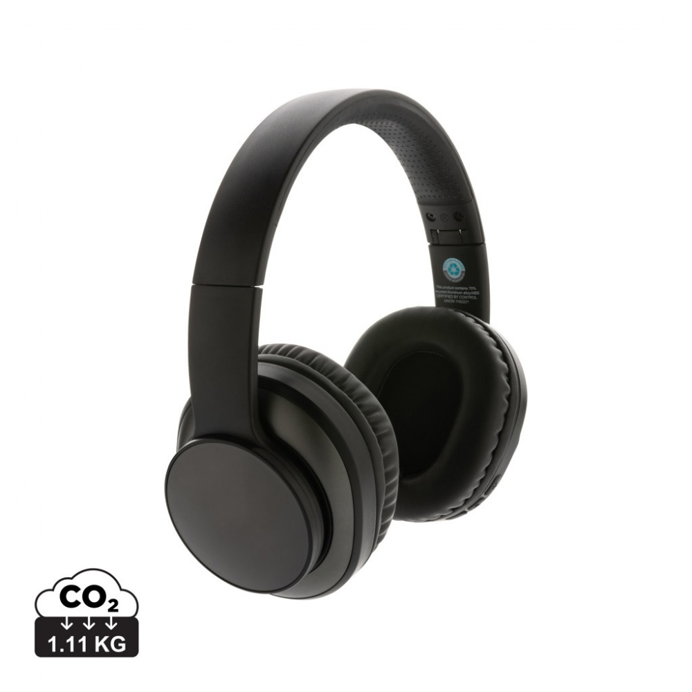 Logotrade corporate gift picture of: Terra RCS recycled aluminium wireless headphone