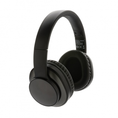 Logo trade promotional giveaway photo of: Terra RCS recycled aluminium wireless headphone