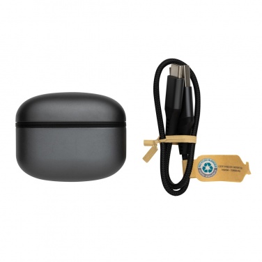 Logotrade business gift image of: Terra RCS recycled aluminium wireless earbuds