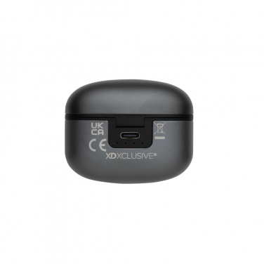 Logo trade promotional gifts image of: Terra RCS recycled aluminium wireless earbuds