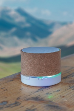 Logo trade business gift photo of: Cork 3W wireless speaker