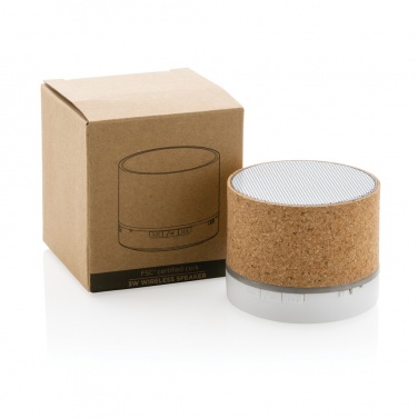 Logotrade promotional merchandise photo of: Cork 3W wireless speaker