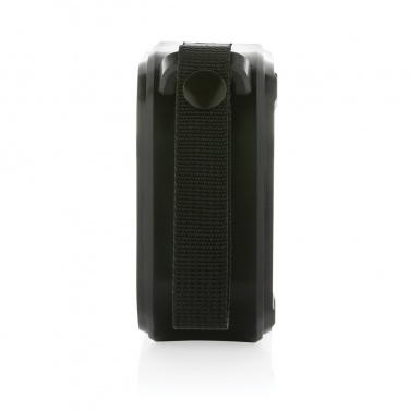 Logo trade promotional item photo of: 3W RCS recycled plastic wireless sunwave solar speaker
