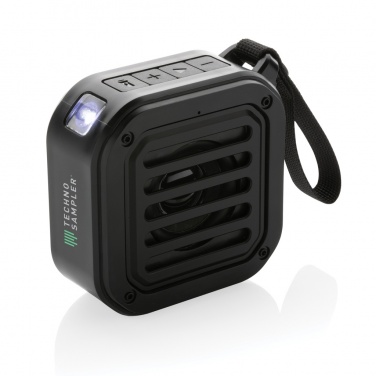 Logotrade promotional giveaway image of: 3W RCS recycled plastic wireless sunwave solar speaker
