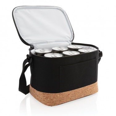 Logotrade promotional item image of: Two tone cooler bag with cork detail