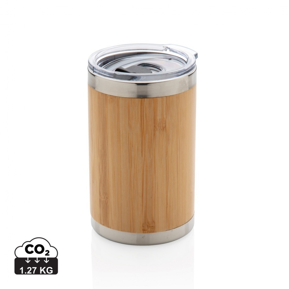 Logotrade advertising product image of: Bamboo coffee to go tumbler