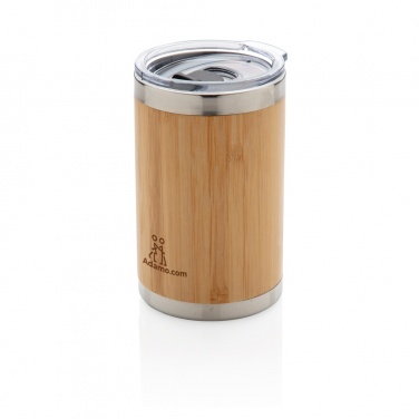 Logotrade promotional item image of: Bamboo coffee to go tumbler