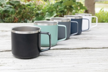 Logo trade promotional items image of: Stainless steel camp mug