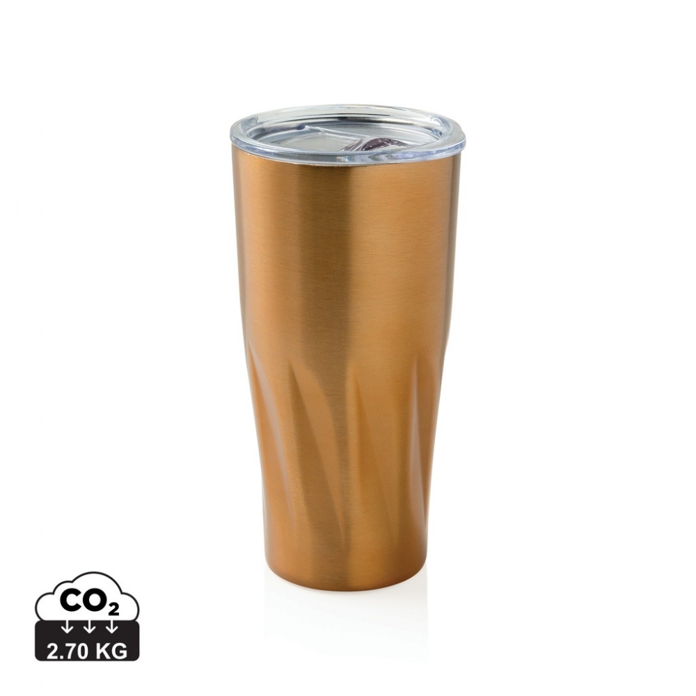 Logo trade business gifts image of: Copper vacuum insulated tumbler