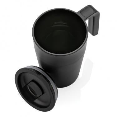 Logo trade promotional products image of: GRS Recycled PP and SS mug with handle