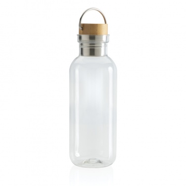 Logo trade corporate gift photo of: RCS RPET bottle with bamboo lid and handle