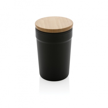 Logotrade promotional giveaway picture of: GRS certified recycled PP mug with bamboo lid