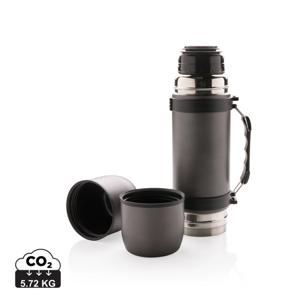 Logo trade promotional products image of: Vacuum flask with 2 cups