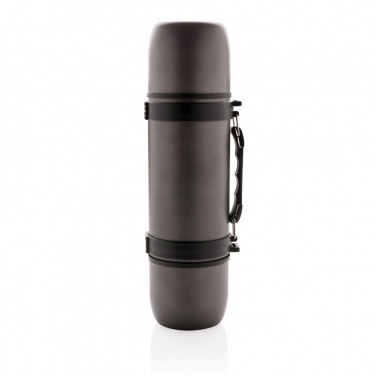 Logo trade business gifts image of: Vacuum flask with 2 cups