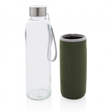 Logotrade promotional product picture of: Glass bottle with neoprene sleeve