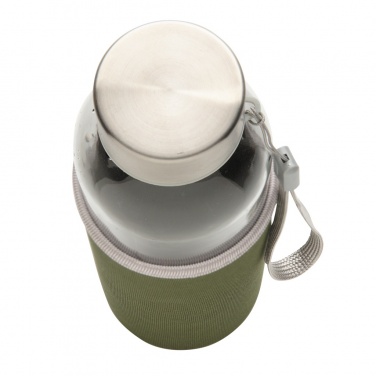 Logo trade promotional giveaway photo of: Glass bottle with neoprene sleeve