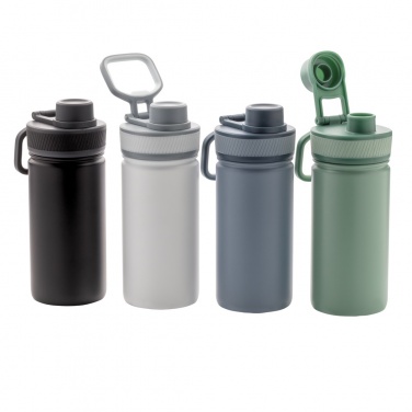 Logotrade corporate gift image of: Vacuum stainless steel bottle with sports lid 550ml