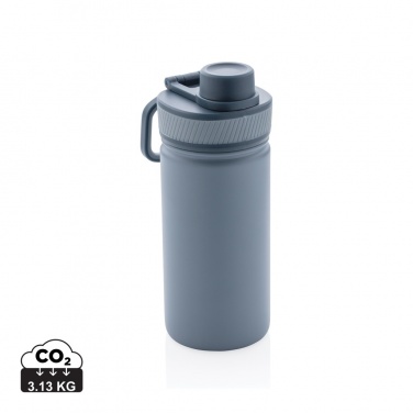 Logo trade promotional merchandise photo of: Vacuum stainless steel bottle with sports lid 550ml