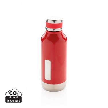 Logotrade advertising products photo of: Leak proof vacuum bottle with logo plate