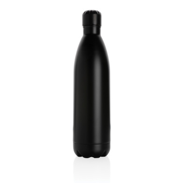 Logo trade promotional merchandise image of: Solid colour vacuum stainless steel bottle 1L
