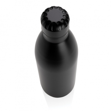 Logo trade promotional merchandise picture of: Solid colour vacuum stainless steel bottle 1L