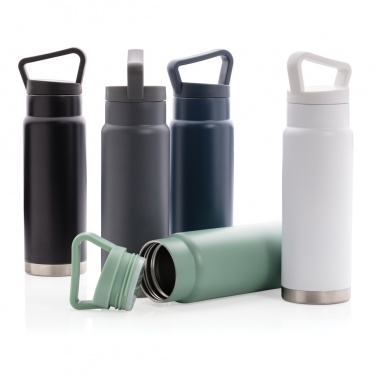 Logo trade promotional item photo of: Leakproof vacuum on-the-go bottle with handle