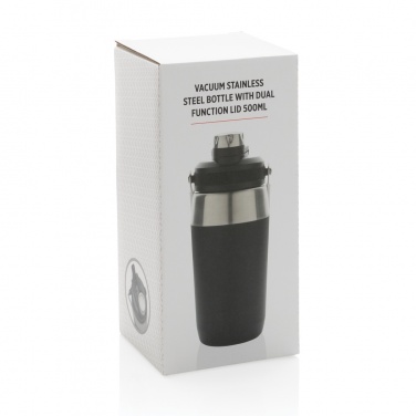 Logotrade business gifts photo of: Vacuum stainless steel dual function lid bottle 500ml