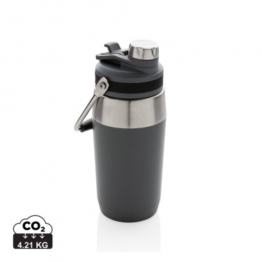 Logotrade business gift image of: Vacuum stainless steel dual function lid bottle 500ml