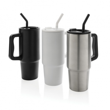 Logo trade promotional products image of: Embrace deluxe RCS recycled stainless steel tumbler 900ml