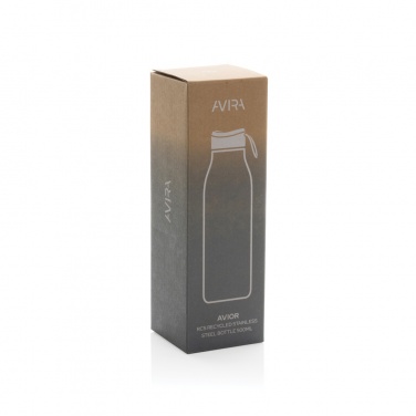 Logo trade business gifts image of: Avira Avior RCS Re-steel bottle 500 ML