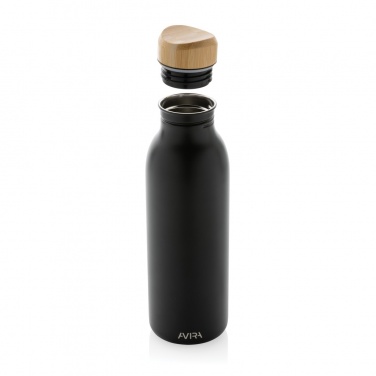 Logo trade promotional item photo of: Avira Alcor RCS Re-steel single wall water bottle 600 ML
