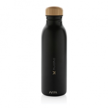Logotrade promotional giveaways photo of: Avira Alcor RCS Re-steel single wall water bottle 600 ML