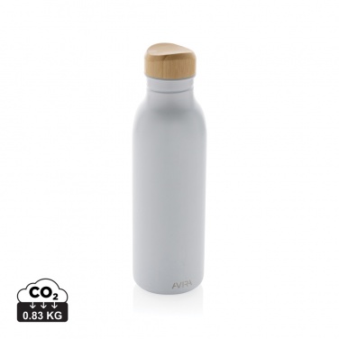 Logo trade promotional gifts picture of: Avira Alcor RCS Re-steel single wall water bottle 600 ML