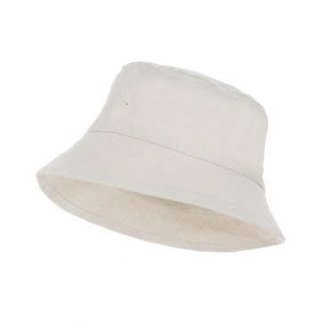 Logo trade advertising products image of: Impact Aware™ 285 gsm rcanvas one size bucket hat undyed