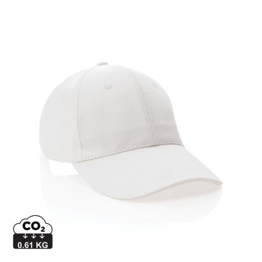 Logo trade promotional products picture of: Impact 6 panel 280gr Recycled cotton cap with AWARE™ tracer