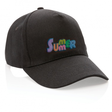 Logotrade promotional products photo of: Impact 5panel 280gr Recycled cotton cap with AWARE™ tracer