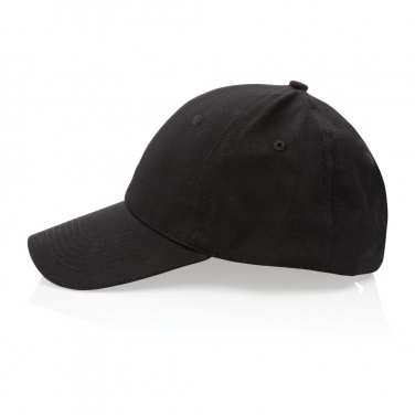 Logo trade promotional giveaways picture of: Impact 6 panel 190gr Recycled cotton cap with AWARE™ tracer