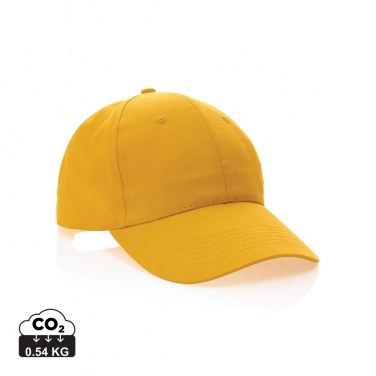 Logo trade corporate gifts picture of: Impact 6 panel 190gr Recycled cotton cap with AWARE™ tracer
